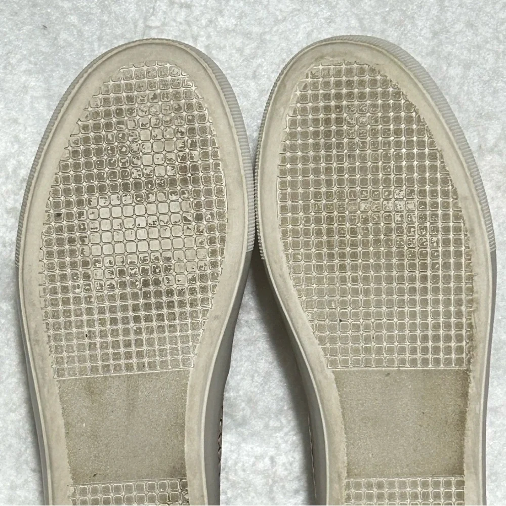 Steve Madden Womens Gills Snake Print Platform Slip On Sneakers Shoes SZ 7.5M